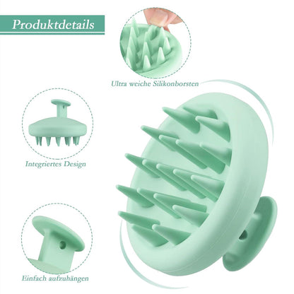 Kopfhaut Massagebürste Shampoo Bürste Silikon Haar Scalp Massager