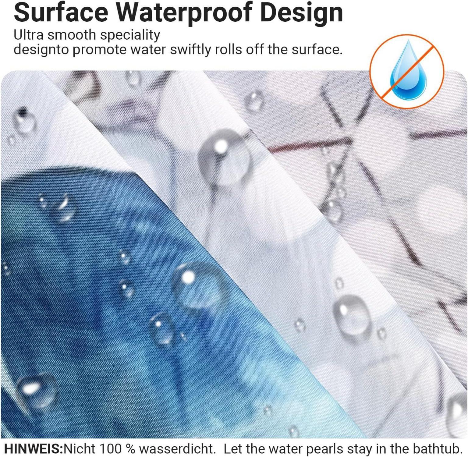 Duschvorhang Meeresschildkröte 120x200cm Wasserabweisend