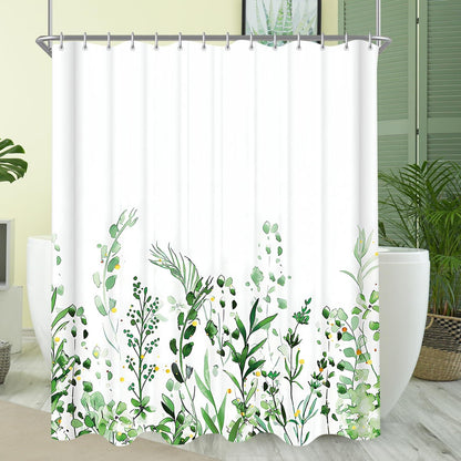 Duschvorhang Blumen 150x200cm Antischimmel Textil Waterproof Polyester