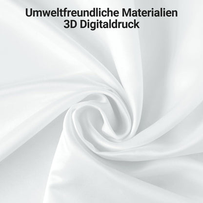 Duschvorhang Blumen 150x200cm Antischimmel Wasserabweisend Polyester Badezimmer 8 Ösen