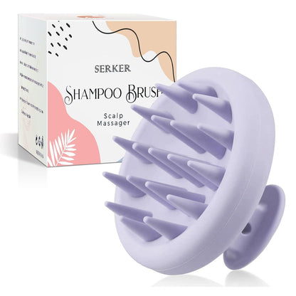 Kopfhaut Massagebürste Shampoo Bürste Silikon Haarmassagebürste