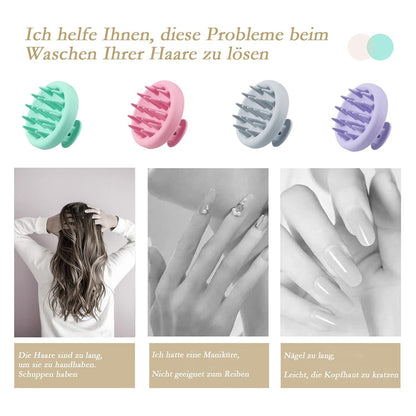 SERKER Kopfhaut Massagebürste Shampoo Bürste Haarwachstum Peeling