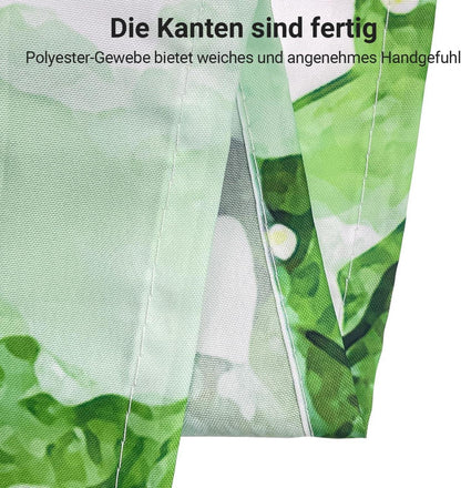 Antischimmel Duschvorhang Blumen 100x200cm Wasserabweisend Polyester Stoff