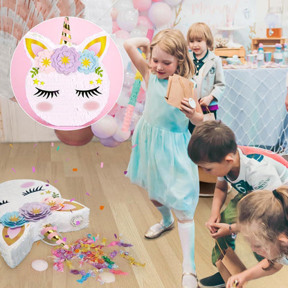 Einhorn Pinata Party Supplies für Mädchen Kindergeburtstag 40x31cm