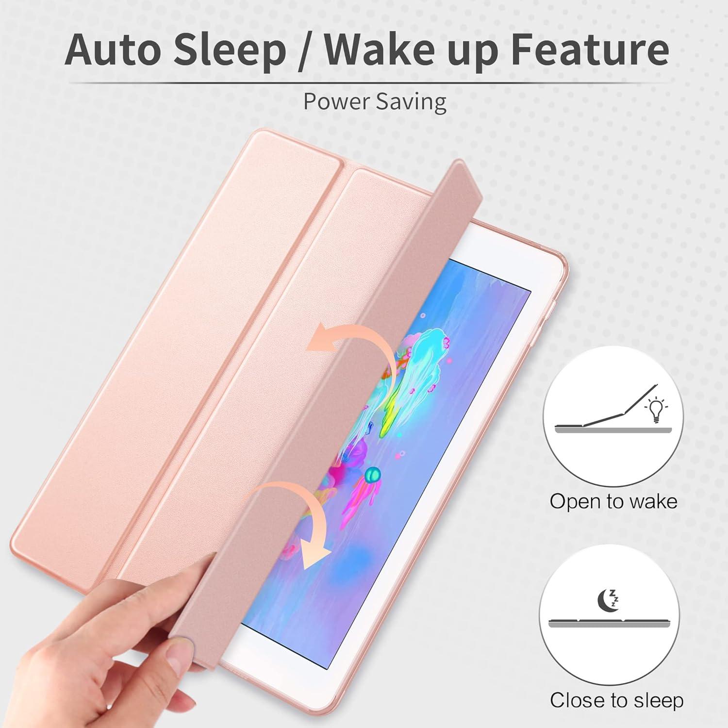 Dünne Hülle für iPad 9.7 2018/ 6. Generation, Roségold