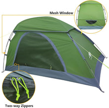Ultraleichtes Wasserdichtes Zelt 1 Person für Camping
