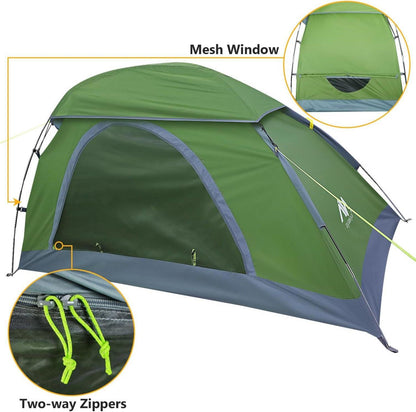 Ultraleichtes Wasserdichtes Zelt 1 Person für Camping