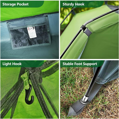 Ultraleichtes Einmannzelt Wasserdicht Camping Outdoor Trekking