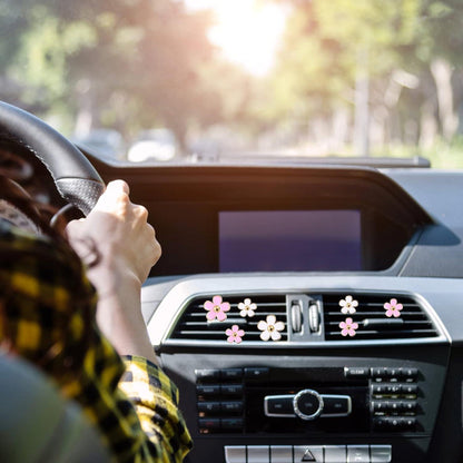 8er Set Gänseblümchen Auto Lufterfrischer Clip Frauen Aromatherapie Öl Diffusor