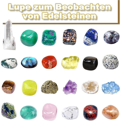 Adventskalender 2026 Kinder Kristalle Edelstein Mineralien