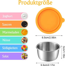 Edelstahl Salatdressing Behälter 6 x 50ml