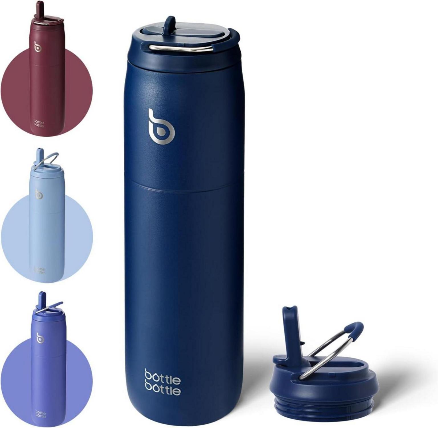 Isolierte Wasserflasche Edelstahl 32oz mit Strohhalm Griff, BPA-frei