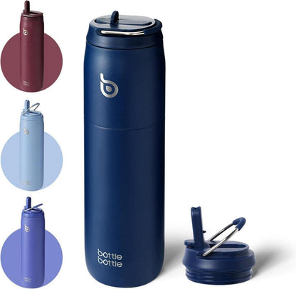 Isolierte Wasserflasche Edelstahl 32oz mit Strohhalm Griff, BPA-frei