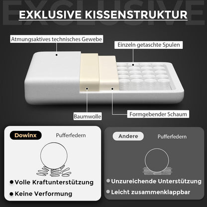 Ergonomischer Gaming Stuhl mit Massagefunktion und
