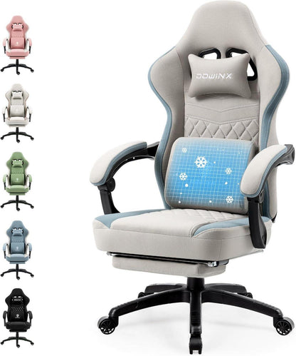 Ergonomischer Gaming Stuhl mit Gel-Pad und Massagefunktion