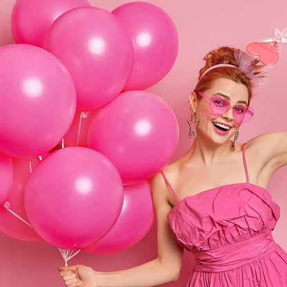 Luftballons Rosa Girlande 120 Stück 18 12 10 5 Zoll Hochwertiges Ballon Deko Set