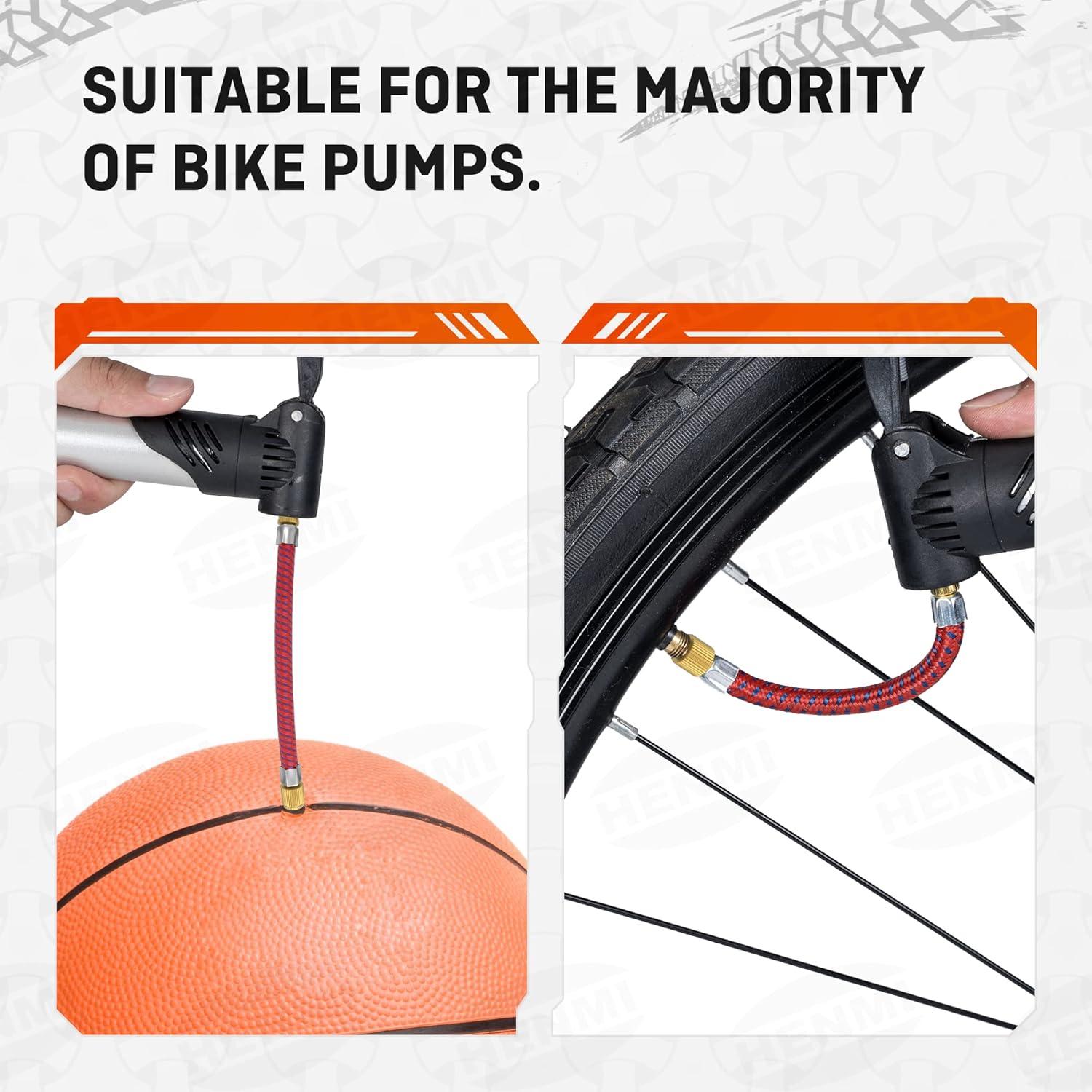 Fahrradventil Adapter Set mit 8 Adaptern und Zubehör in Sortierbox