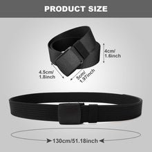 TSHAOUN Nylon Herren Guertel 2er-Pack, Verstellbarer