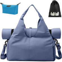 Yogatasche mit Schuh- & Nassfach, Große Gym Tasche, wasserdicht