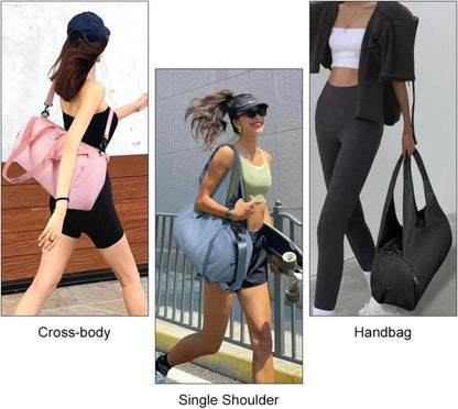Aucuu Sporttasche mit Schuhfach, Nassfach & Yogamattenhalter