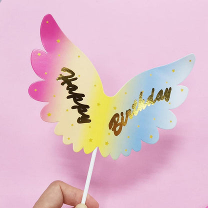 Einhorn Tortendeko Set 5. Geburtstag Mädchen Cake Topper Figuren