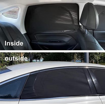 Autosonnenschutz 2-teilig UV-Schutz Car Zipper Fensterschutz