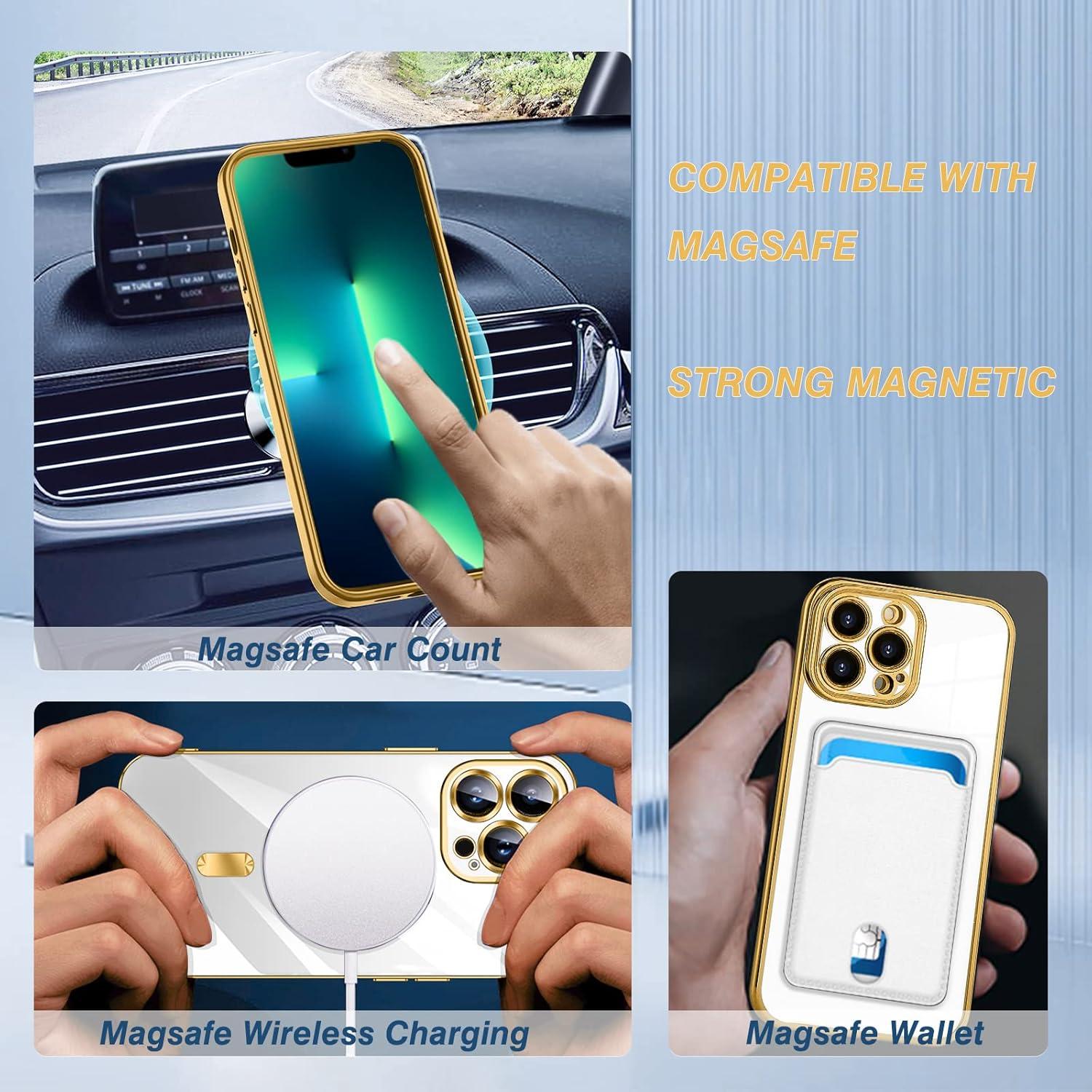 Magnetische iPhone 11 Pro Max Hülle Kompatibel mit MagSafe Stoßfest