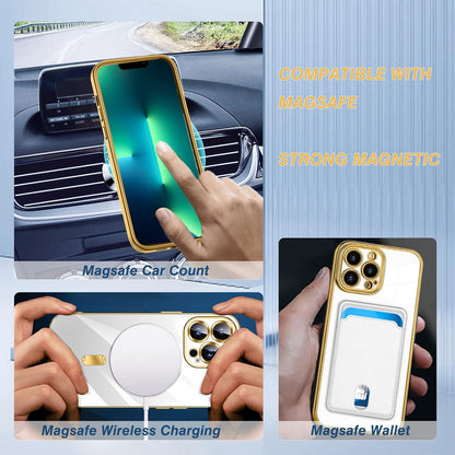 Magnetische iPhone 11 Pro Max Hülle Kompatibel mit MagSafe Stoßfest
