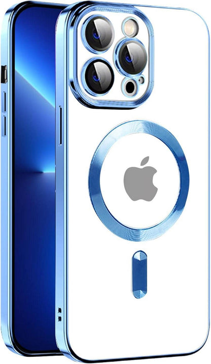 Magnetische iPhone 12 Pro Max Hülle MagSafe stoßfest klar