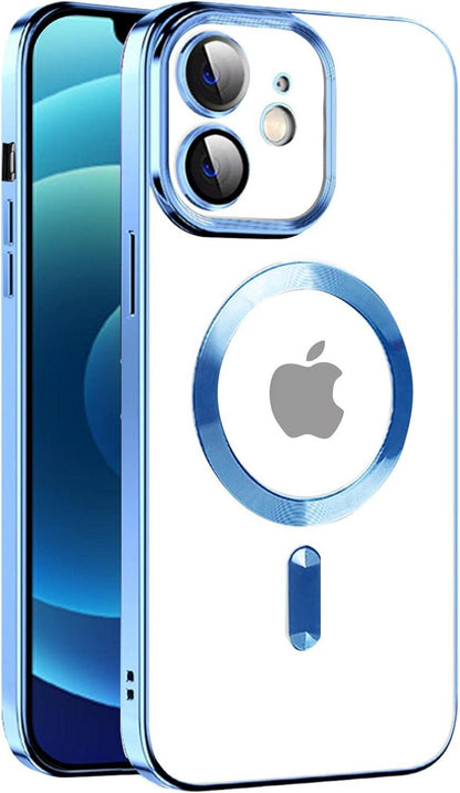 Magnetische iPhone 12 Hülle MagSafe Stoßfest Anti-Vergilbung