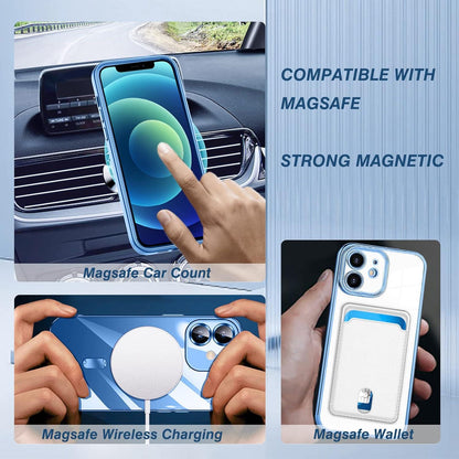 Magnetische iPhone 12 Hülle Kompatibel mit MagSafe Stoßfest