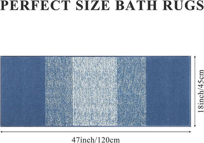 Weiche Badematte 45x120cm rutschfester Badezimmerteppich
