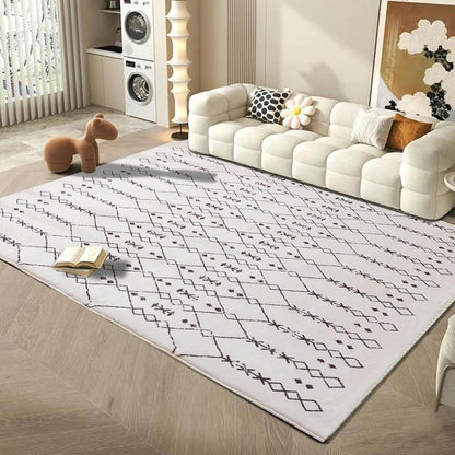 Großer Abstrakter Kurzfloriger Teppich für Wohnzimmer