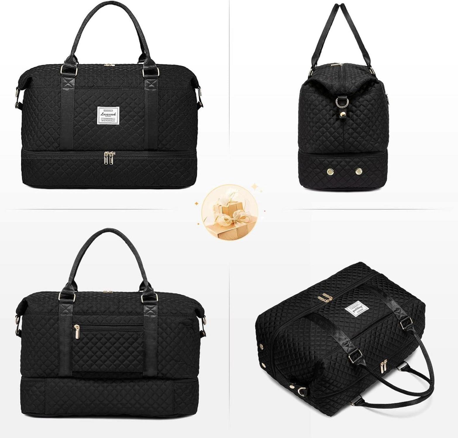 LOVEVOOK Reisetasche Damen Groß mit Schuhfach & Nassfach Wasserdicht