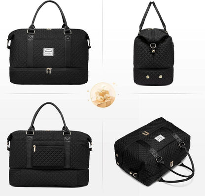 LOVEVOOK Reisetasche Damen Groß mit Schuhfach & Nassfach Wasserdicht