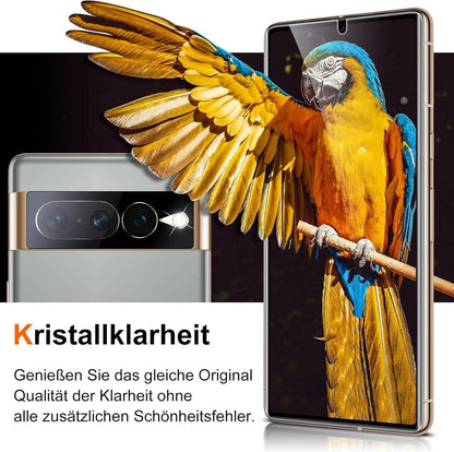Google Pixel 7 Pro Schutzfolie 2er Set für Display & Kamera - Premium