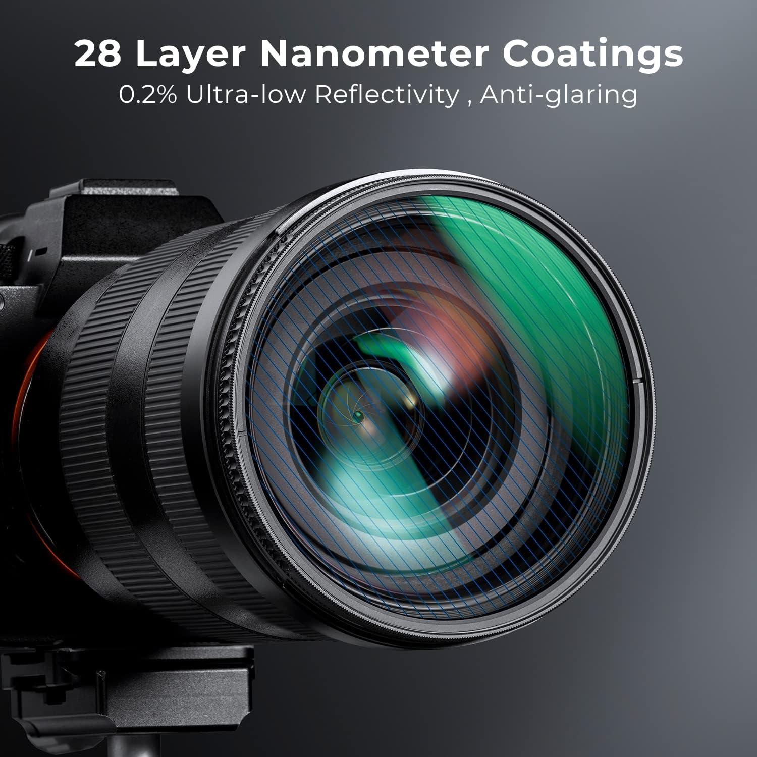 67mm Anamorphic Blue Streifenfilter Nano-X Serie Light Flare Filter