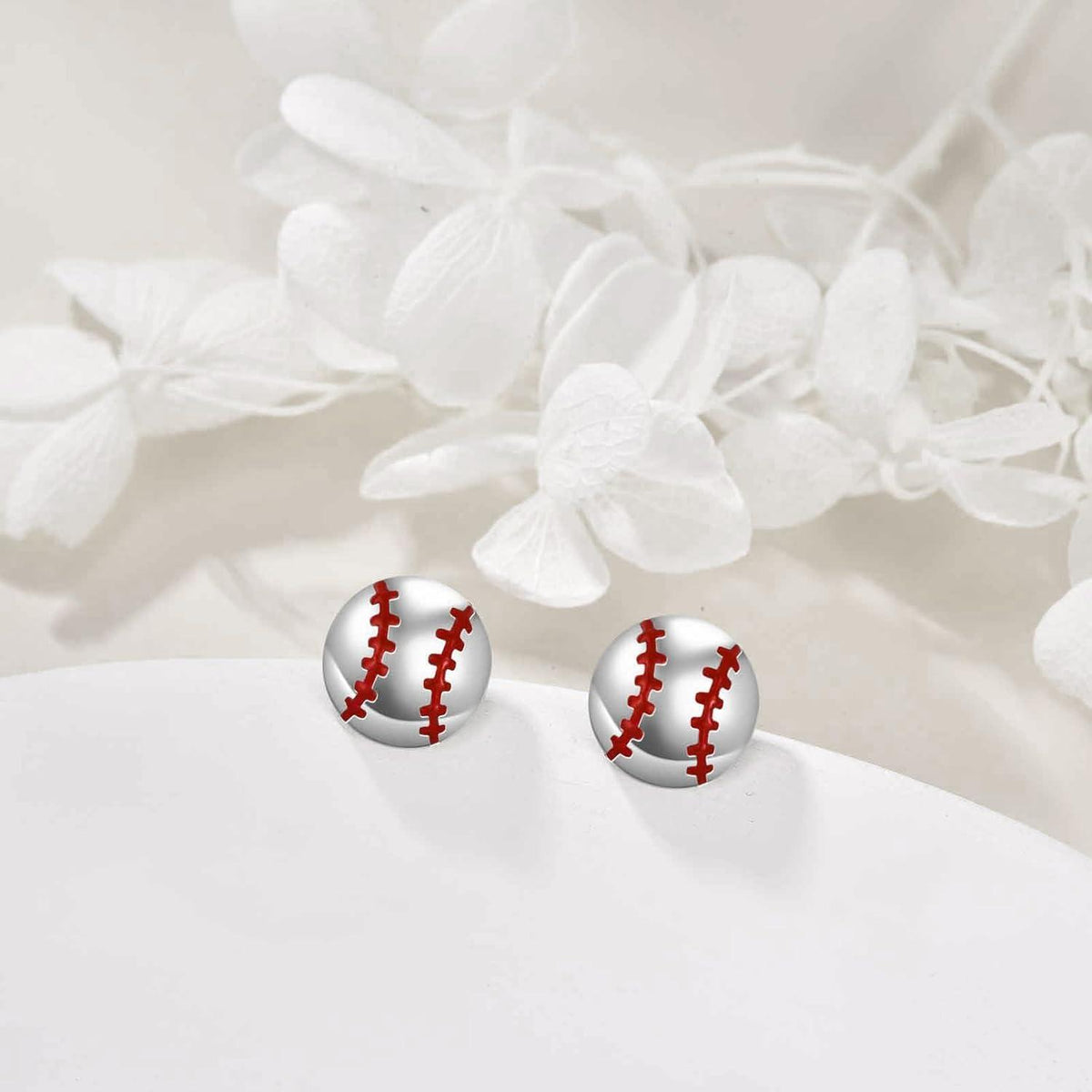 925 Sterling Silber Sport Ohrstecker Baseball Tennis Fußball