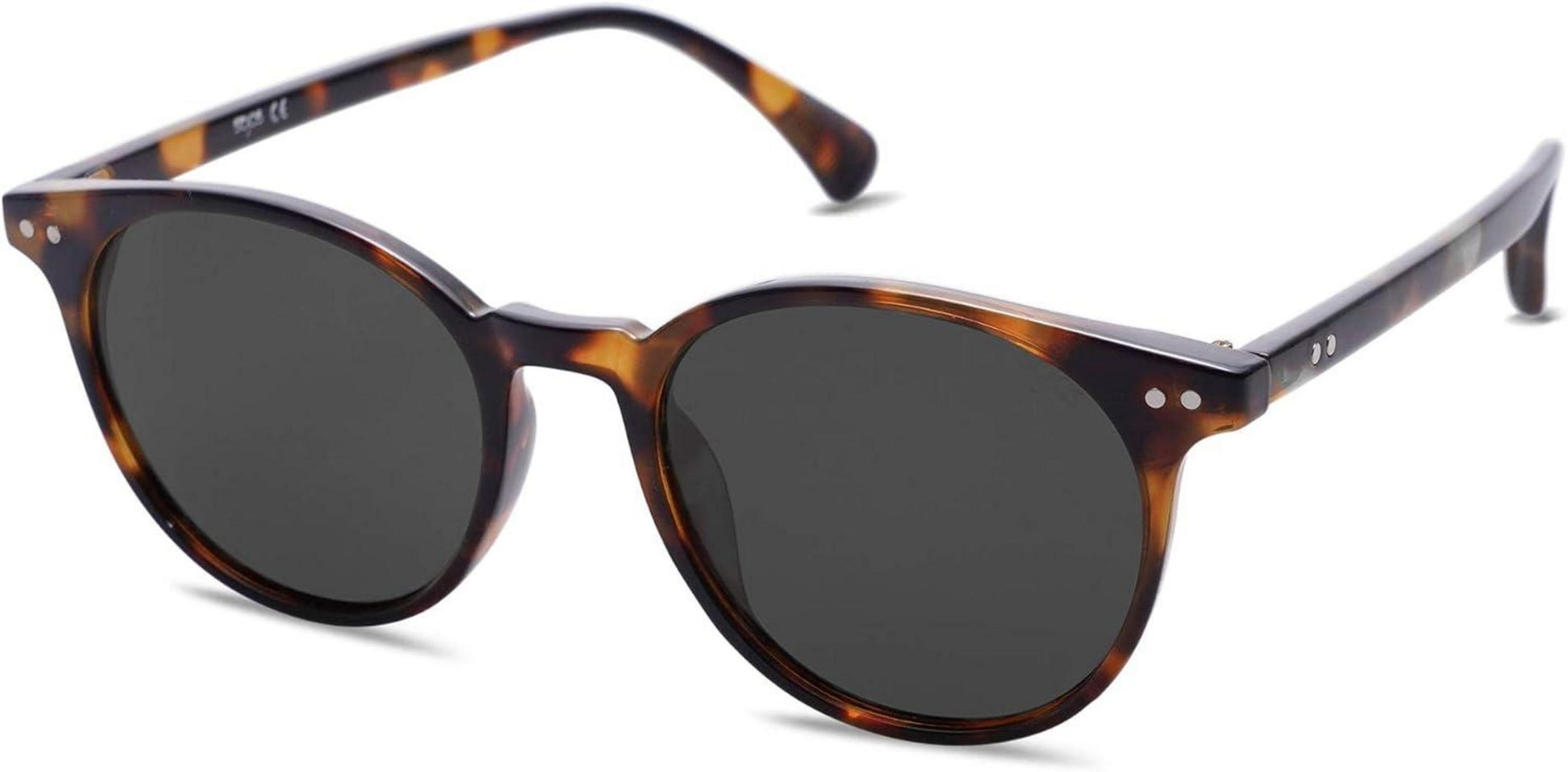 Polarisierte Runde UV400 Sonnenbrille Retro Vintage