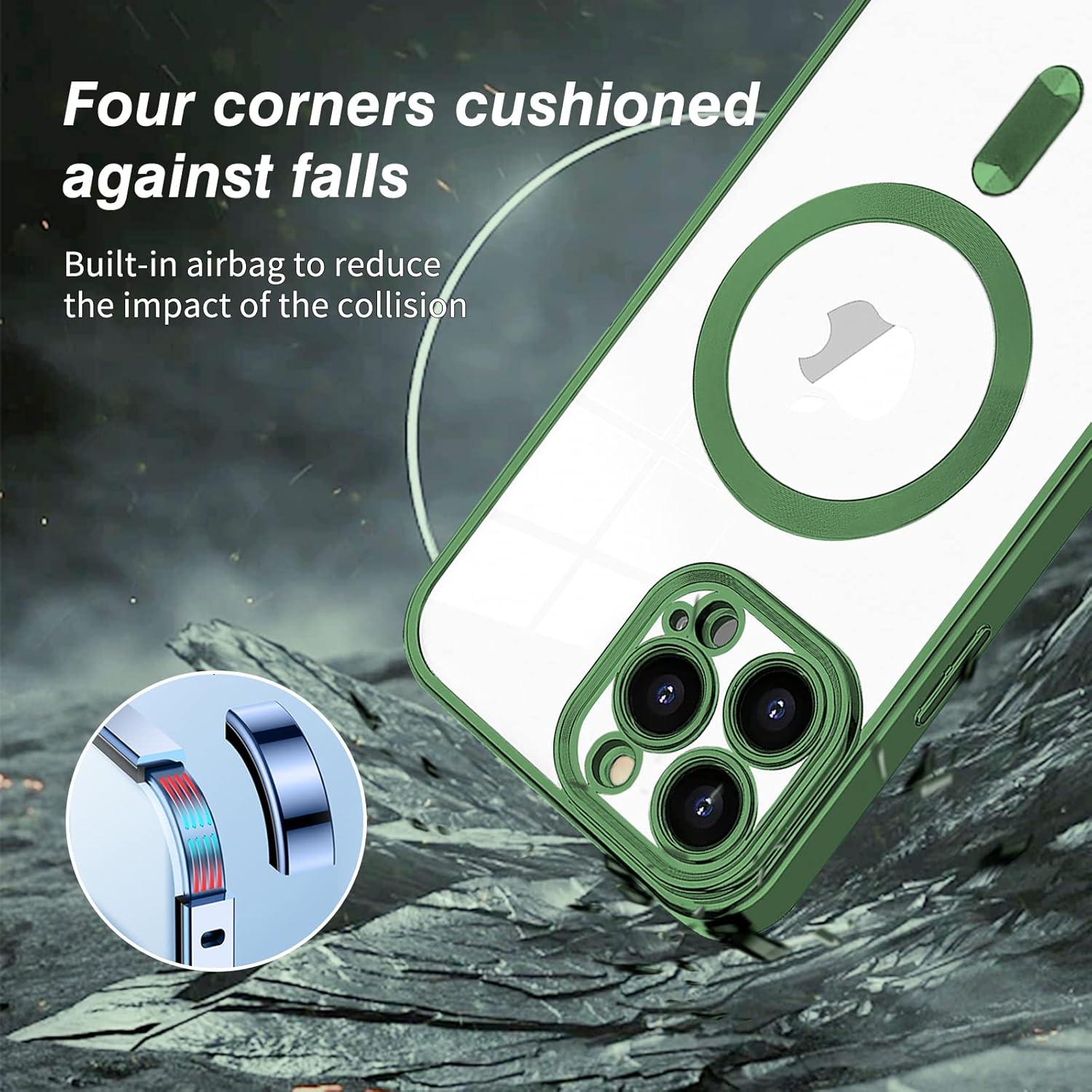 Klare Magnetische Anti-Fingerabdruck-Hülle für iPhone 12 Pro mit