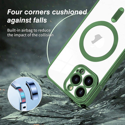 Klare Magnetische Anti-Fingerabdruck-Hülle für iPhone 12 Pro mit