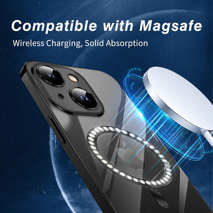Klare Hülle iPhone 13 MagSafe Kompatibel Schutzhülle Anti-FingerabdruckTransparent