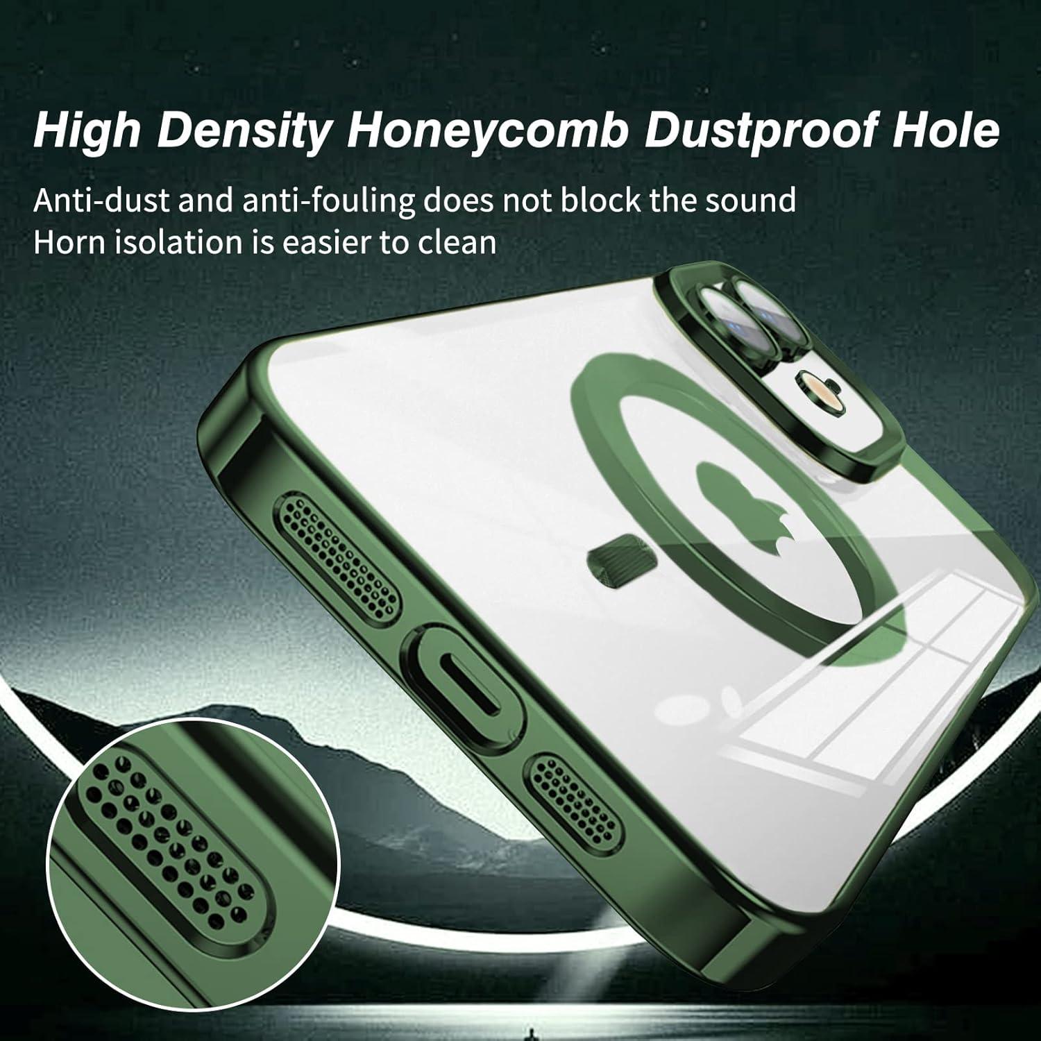 Klare Magnetische Handyhülle iPhone 12 MagSafe Anti-Fingerabdruck