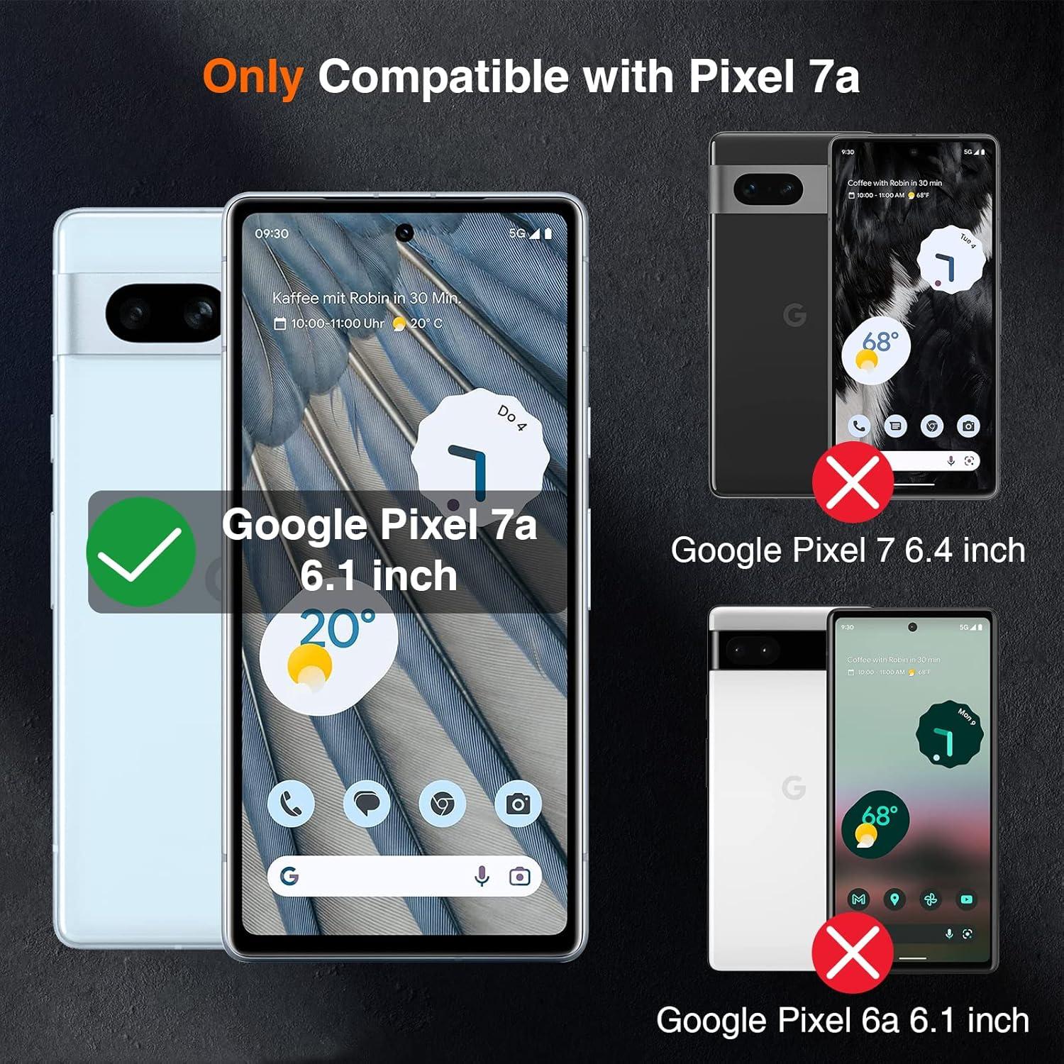 Schutzfolie Google Pixel 7a Panzerfolie 9H Härte 2 Stück