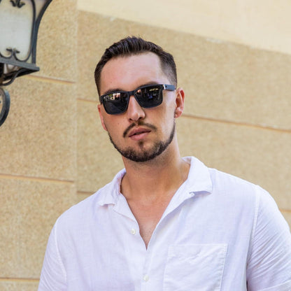 Perkanion Sonnenbrille Herren Polarisiert UV400 Schwarz