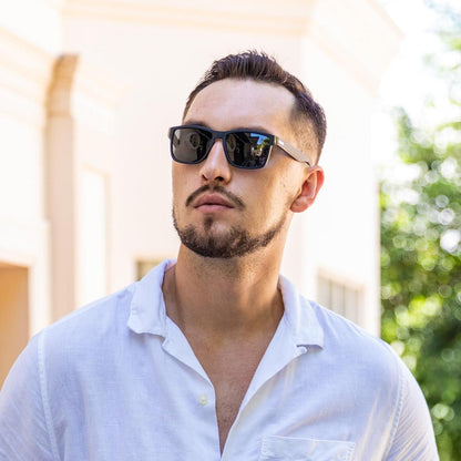 Polarisierte Sonnenbrille Herren Schwarz UV400 Polarisiert Sunglasses