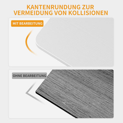 Schreibtisch Klein 100x48x75 cm PC Tisch Heimbüro Arbeitszimmer