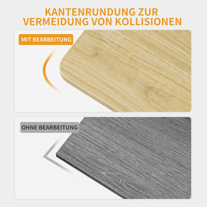 Schreibtisch Klein 100x48x75 cm Computertisch PC Tisch Industriedesign