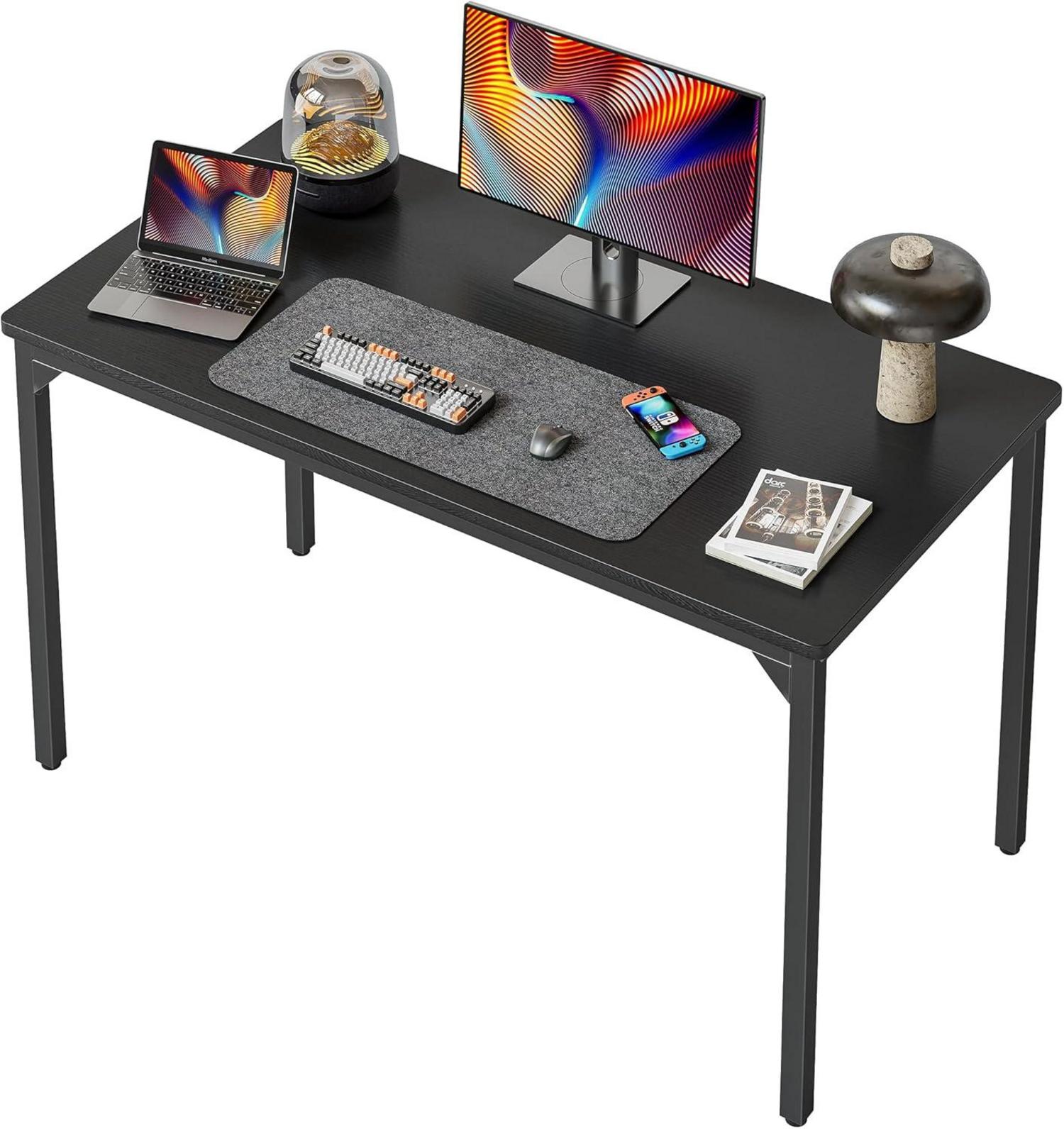 Kleiner Schwarzer CubiCubi PC Schreibtisch Büro 60x40x75 cm
