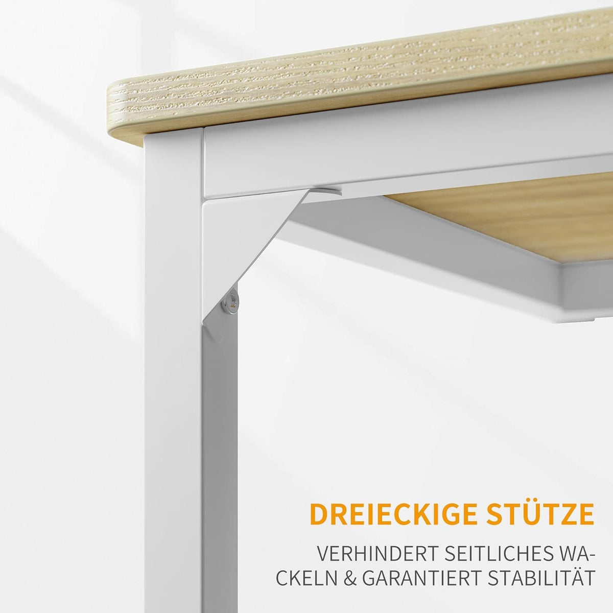Kleiner CubiCubi Schreibtisch 80x40 cm PC Tisch Industriedesign Vintage